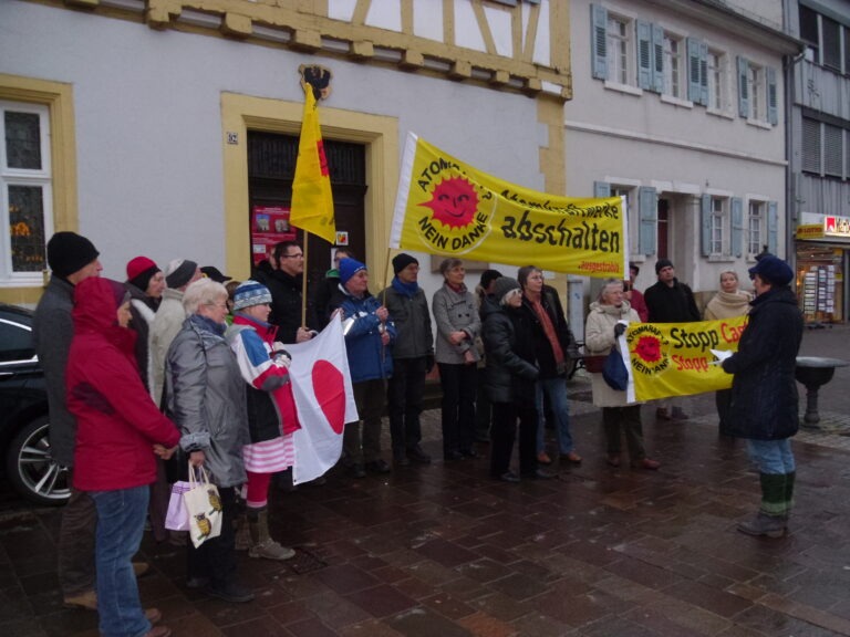 Kurzinfo zur Mahnwache vom 11.03.2013 vor dem alten Rathaus in Sinsheim