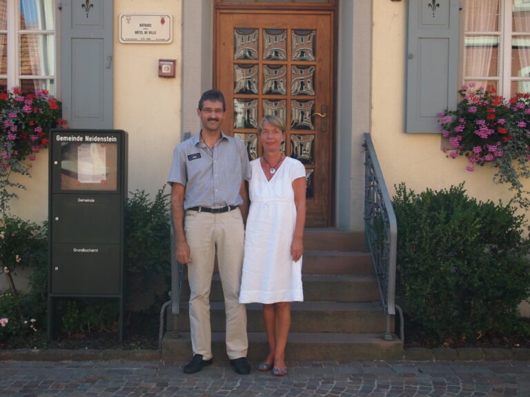 Antrittsbesuch bei Bürgermeister Frank Gobernatz in Neidenstein