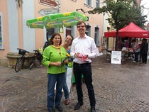 Infostände vor der Bundestagswahl