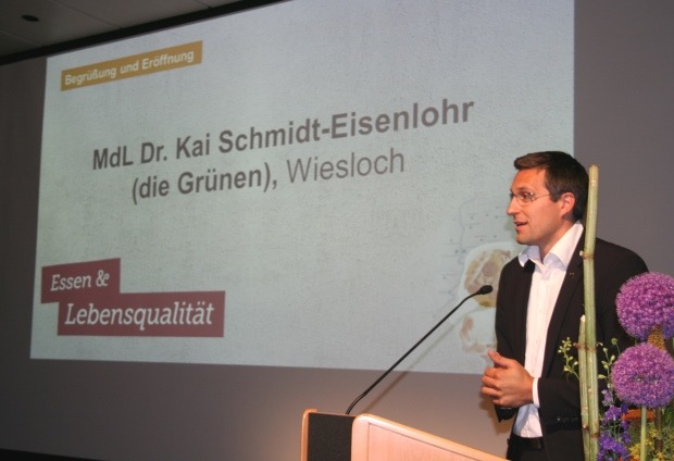 MdL Schmidt-Eisenlohr spricht auf Kulinaristikforum in Wiesloch
