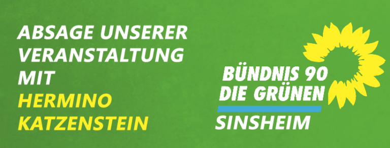 Absage wegen Coronavirus