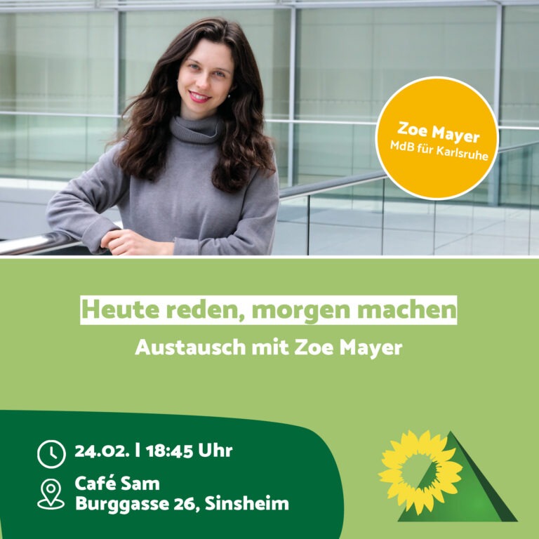 Was das mit DIR zu tun hat? Viel! Heute reden, morgen handeln!